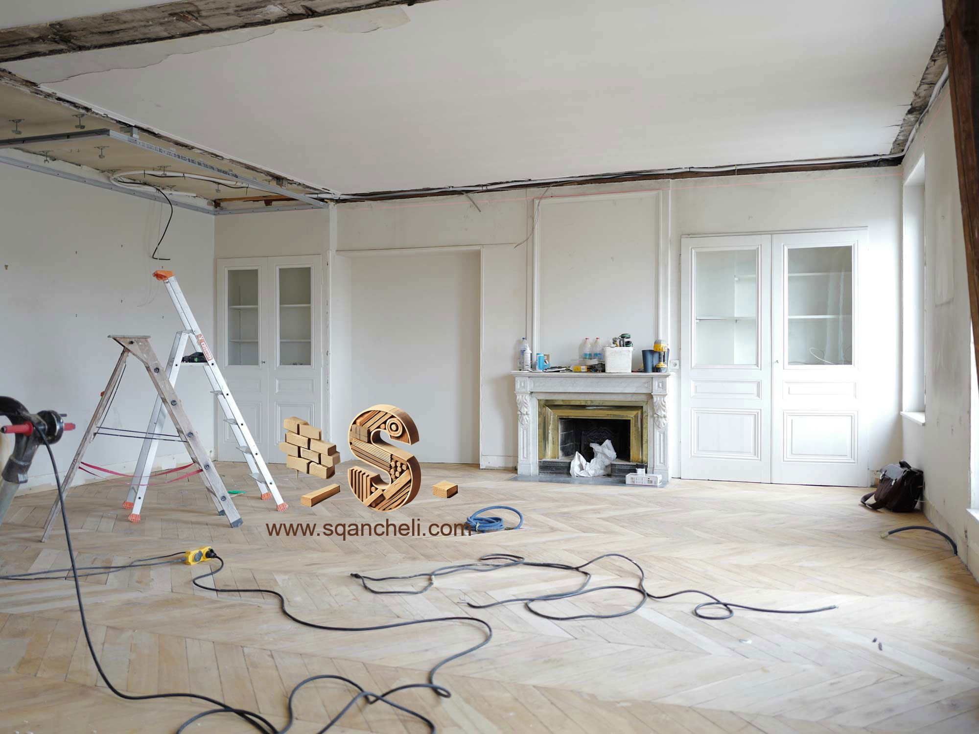 Նախքան վերանորոգումը / en travaux appartement Haussmannien