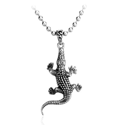 Men's Personality Fashion Vintage Crocodile Pendant